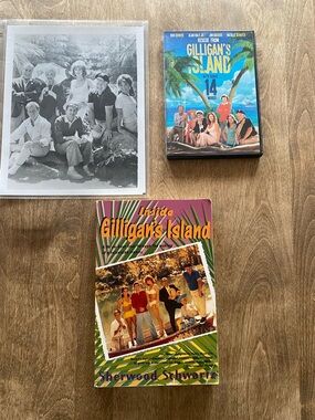 Gilligan’s Island Package of book, a DVD and Cast Picture.